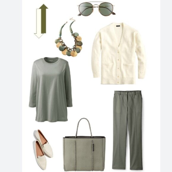 Nautica | 100% Cotton Cable Knit Cardigan | Ivory | Size Large - Picture 8 of 10